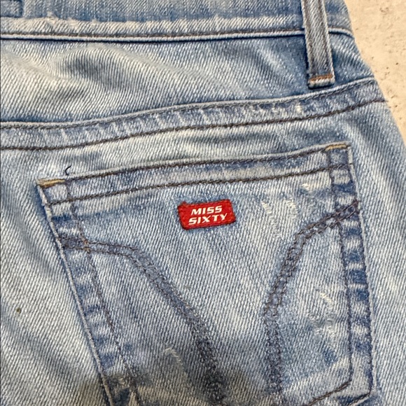 Vintage Miss Sixty J Lot Light Blue Skinny Jeans - Picture 7 of 10